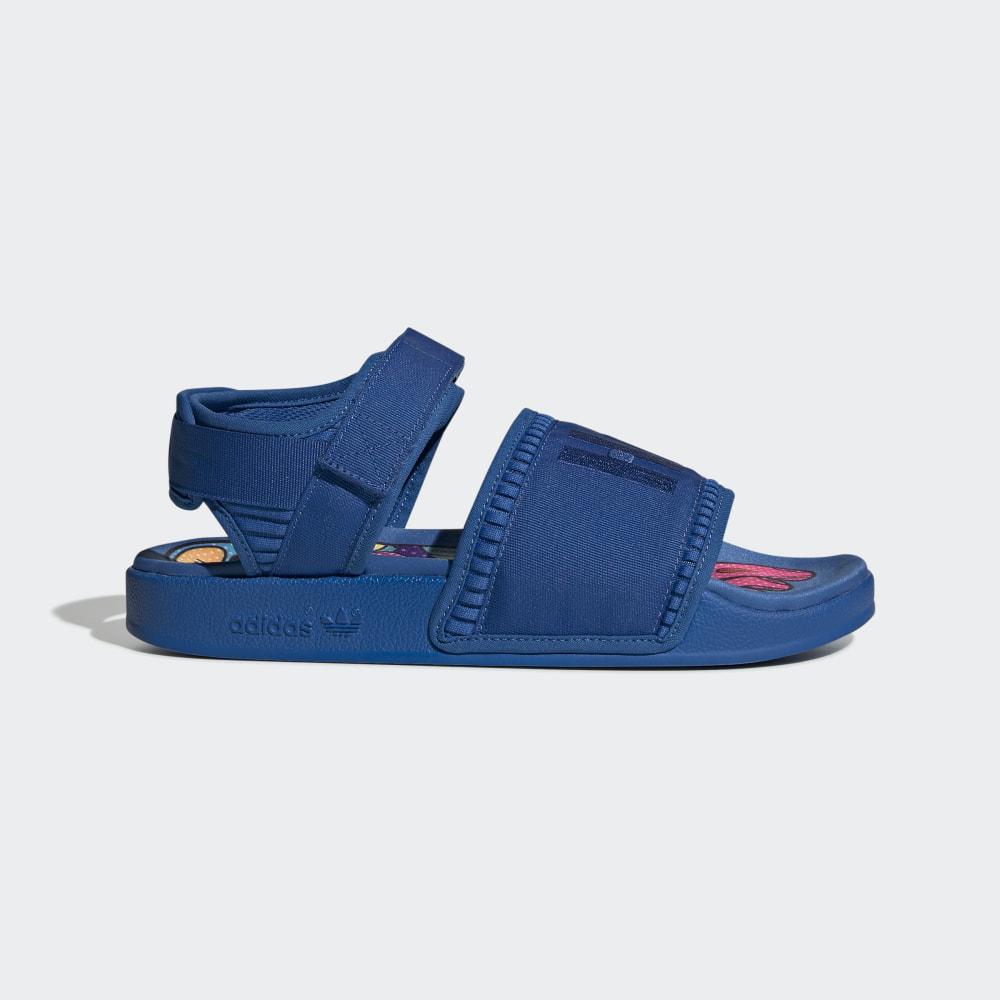 Sandale Adidas Pharrell Williams Adilette 2.0 Barbati Romania - Bleumarin FU7613